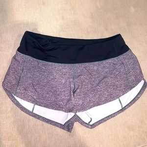 LULULEMON speed up shorts 2.5”